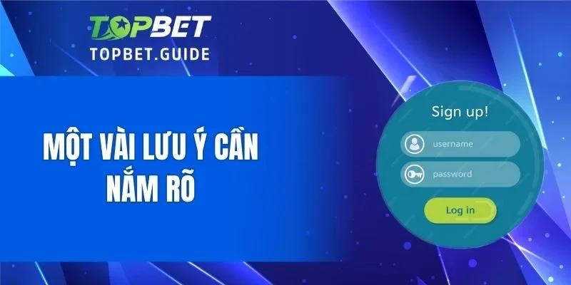 Các chú ý trong quá trình thực hiện