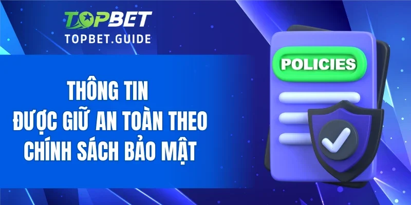Các thông tin được giữ an toàn theo chính sách bảo mật